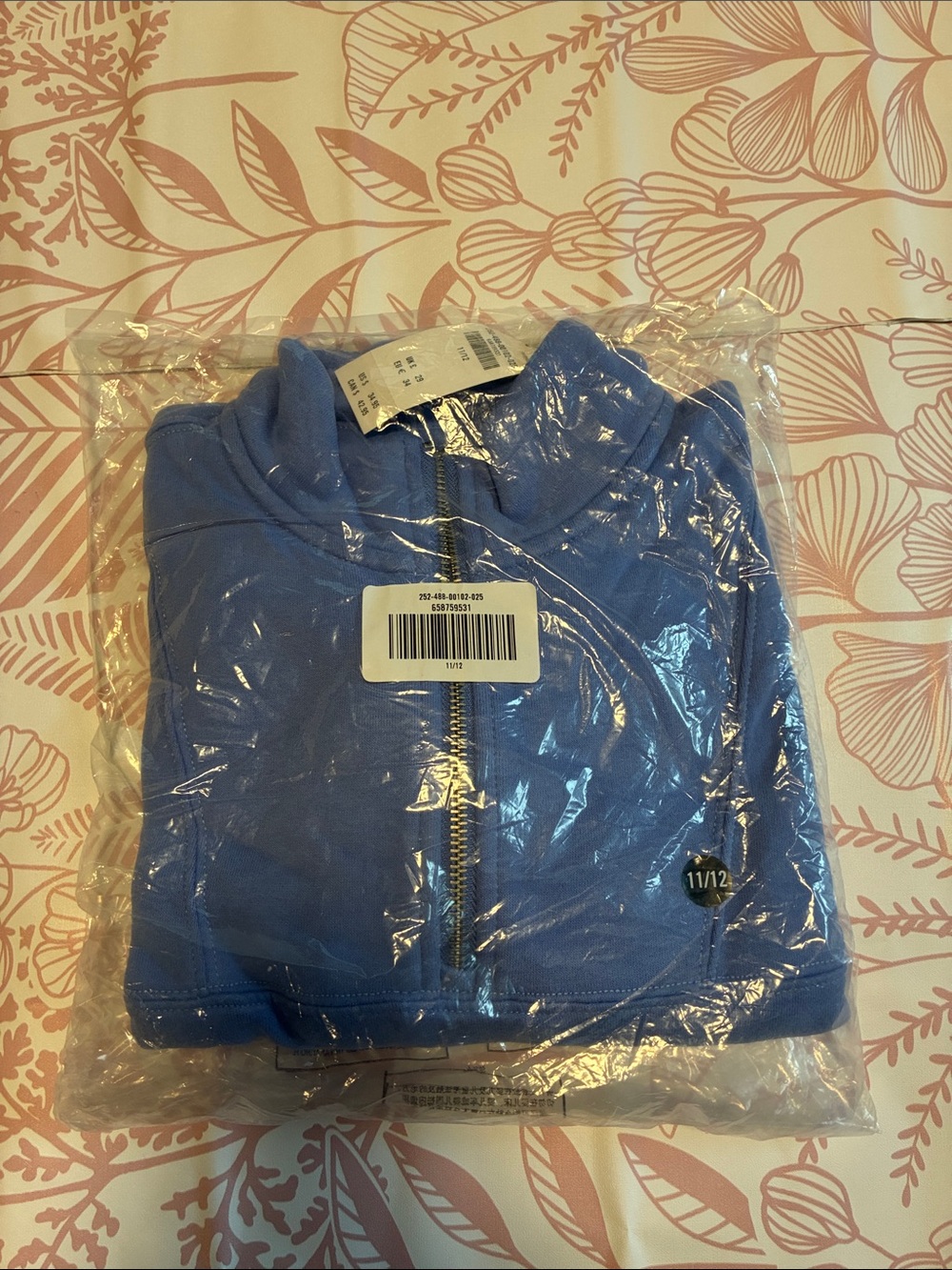 Abercrombie & Fitch Blue Kids Full-Zip Jacket